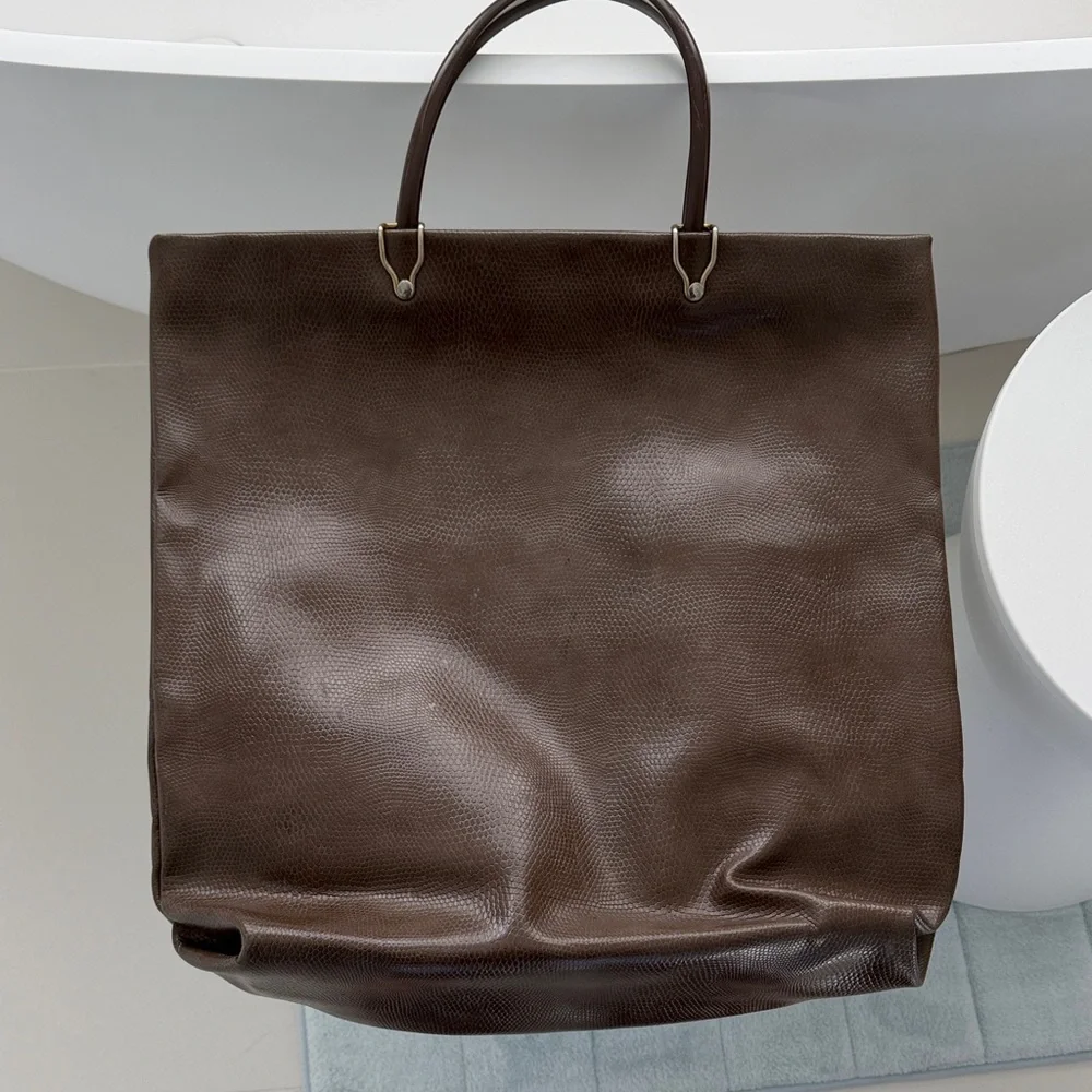 Elegant Vintage Imitation Leather Tote Bag